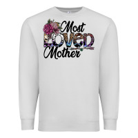 Dove Grey most loved mother Premium Sweatshirt - SublimationCraftShop