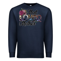 Navy most loved mother Premium Sweatshirt - SublimationCraftShop