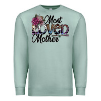 Seafoam most loved mother Premium Sweatshirt - SublimationCraftShop