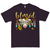 Plum Western Blessed Mom Baby Calf Premium Tee - LillyAllenDesigns