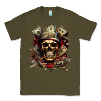 Army Green bad money Classic Tee - Unal Design