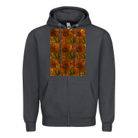 Smoke cactus background Zipper Hoodie - RanaPortraitStore