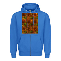 True Royal cactus background Zipper Hoodie - RanaPortraitStore