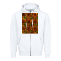 White cactus background Zipper Hoodie - RanaPortraitStore