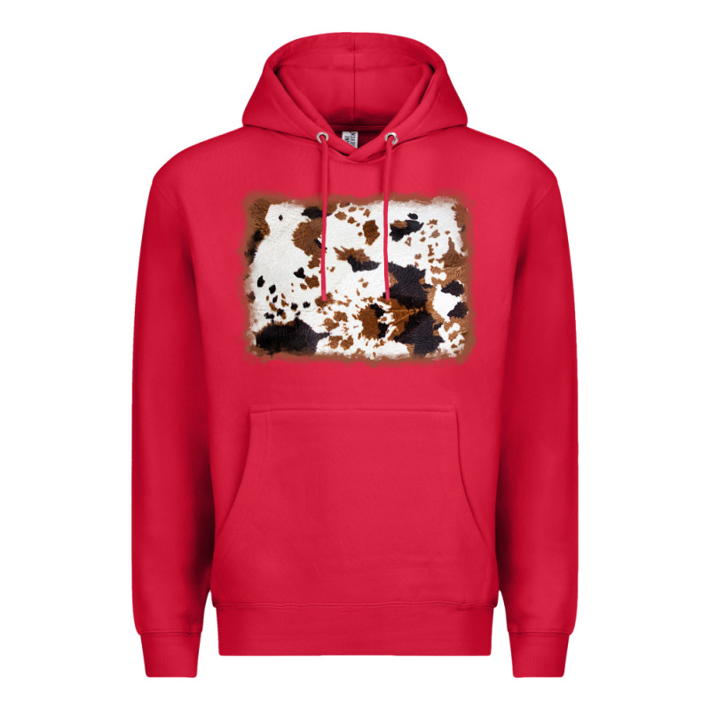 Cowhide Background Premium Hoodie by AdoDesignShop | Teevron