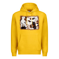 Lemon cowhide background Premium Hoodie - AdoDesignShop