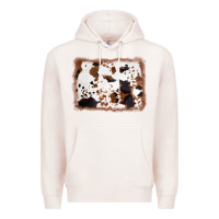 Pale Pink cowhide background Premium Hoodie - AdoDesignShop