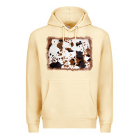 Pina Colada cowhide background Premium Hoodie - AdoDesignShop
