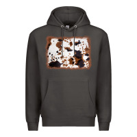 Smoke cowhide background Premium Hoodie - AdoDesignShop