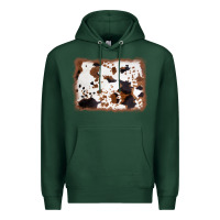 Sports Green cowhide background Premium Hoodie - AdoDesignShop