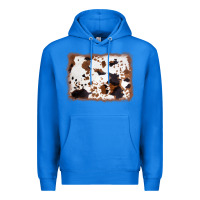 True Royal cowhide background Premium Hoodie - AdoDesignShop