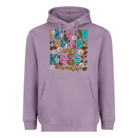 Lavender i run on caffeine and kisses mothers day Heavyweight Hoodie - texasbilliewilder