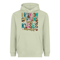 Matcha i run on caffeine and kisses mothers day Heavyweight Hoodie - texasbilliewilder