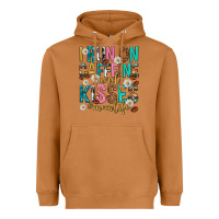 Meerkat i run on caffeine and kisses mothers day Heavyweight Hoodie - texasbilliewilder