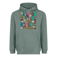 Sage i run on caffeine and kisses mothers day Heavyweight Hoodie - texasbilliewilder