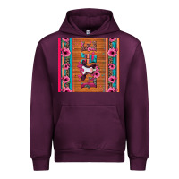 Mauve Wine love baby calf valentine's day Urban Hoodie - Jasminsmagicworld