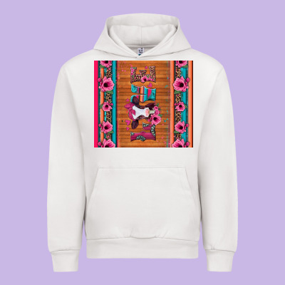Love Baby Calf Valentine's Day Urban Hoodie Designed By Jasminsmagicworld