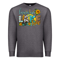 Charcoal Heather living on lake time Premium Sweatshirt - HRA Design Shop