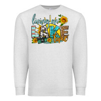 Oatmeal Heather living on lake time Premium Sweatshirt - HRA Design Shop