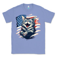 Colony Blue cat1 Classic Tee - Unal Design