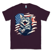 Plum cat1 Classic Tee - Unal Design