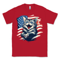Red cat1 Classic Tee - Unal Design
