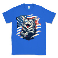 True Royal cat1 Classic Tee - Unal Design