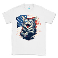 White cat1 Classic Tee - Unal Design