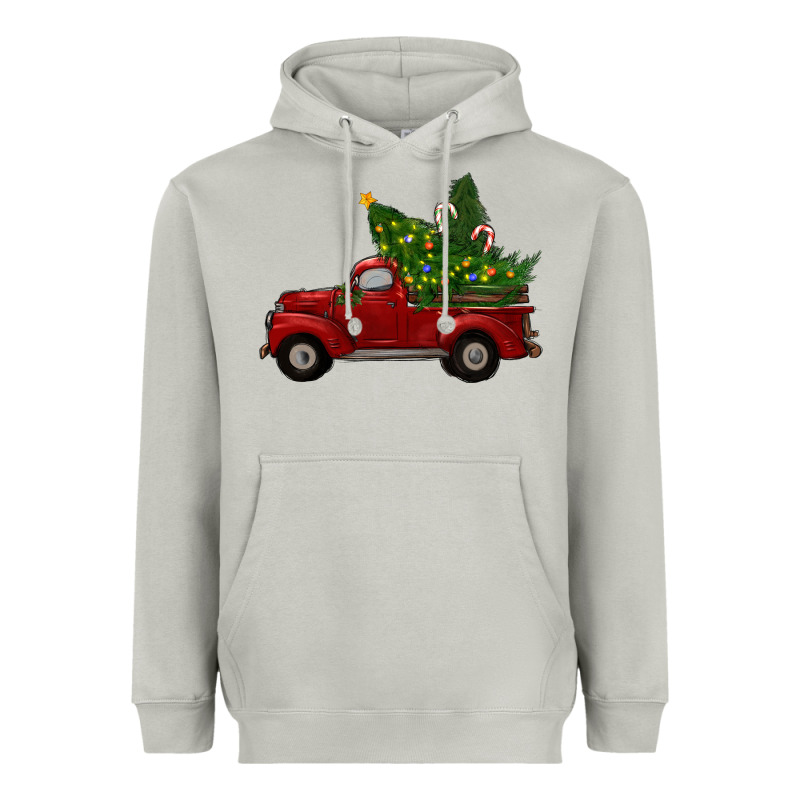 Christmas Trees With Truck Heavyweight Hoodie by RanaPortraitStore | Teevron