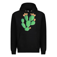 Texas Prickly Pear Cactus Premium Hoodie | Teevron