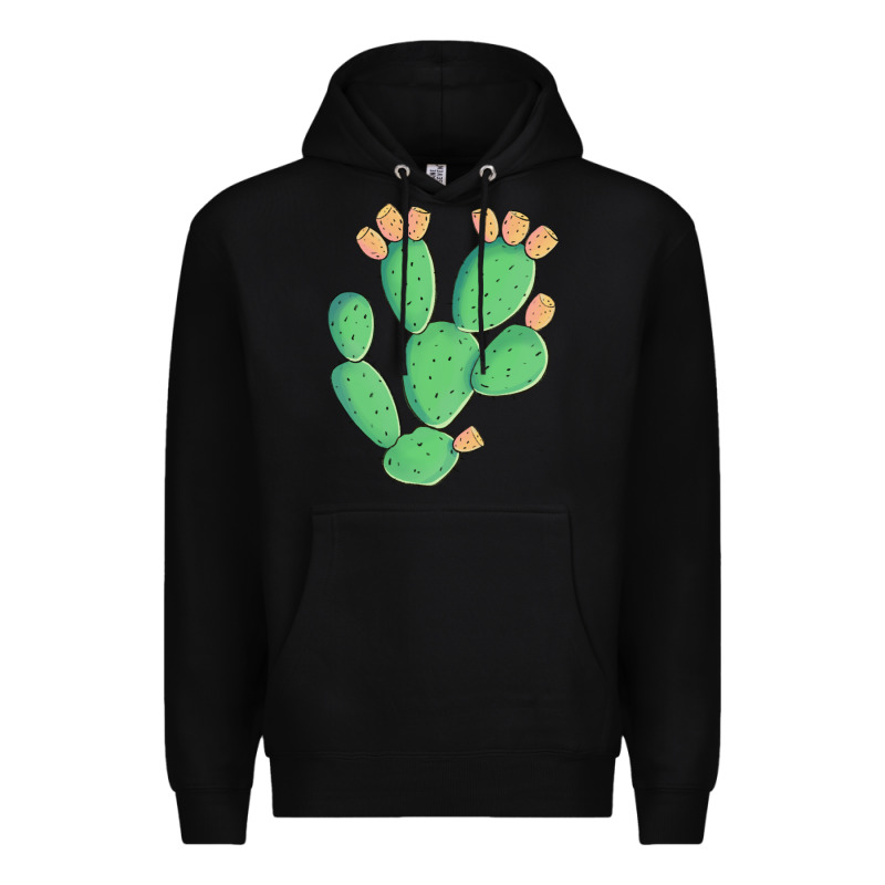 Texas Prickly Pear Cactus Premium Hoodie by Artiststas | Teevron