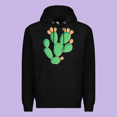 Texas Prickly Pear Cactus Premium Hoodie Designed By Artiststas