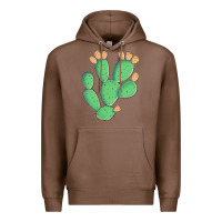 Chestnut texas prickly pear cactus Premium Hoodie - Artiststas