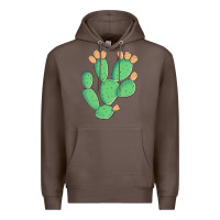 Coffee texas prickly pear cactus Premium Hoodie - Artiststas