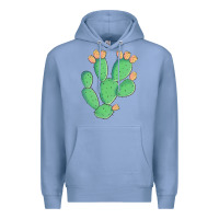 Colony Blue texas prickly pear cactus Premium Hoodie - Artiststas