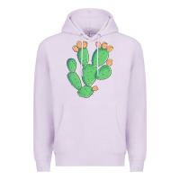 Lilac texas prickly pear cactus Premium Hoodie - Artiststas