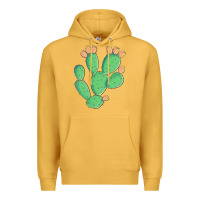 Mustard texas prickly pear cactus Premium Hoodie - Artiststas