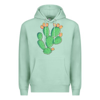 Seafoam texas prickly pear cactus Premium Hoodie - Artiststas