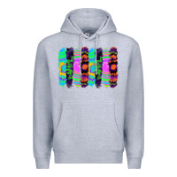 Heather Grey tie dye brushstrokes Premium Hoodie - RanaPortraitStore