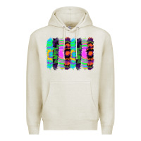 Oatmeal Heather tie dye brushstrokes Premium Hoodie - RanaPortraitStore