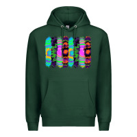 Sports Green tie dye brushstrokes Premium Hoodie - RanaPortraitStore