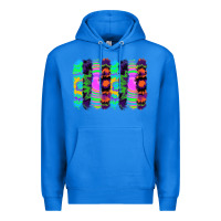 True Royal tie dye brushstrokes Premium Hoodie - RanaPortraitStore