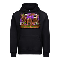 Black happy mardi gras y'all cow Urban Hoodie - Jasminsmagicworld