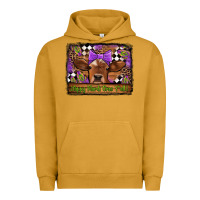 Pigment Peanut Butter happy mardi gras y'all cow Urban Hoodie - Jasminsmagicworld