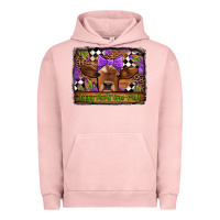 Pigment Salmon happy mardi gras y'all cow Urban Hoodie - Jasminsmagicworld