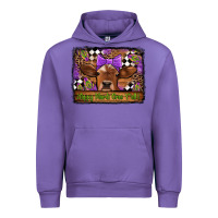Tulip happy mardi gras y'all cow Urban Hoodie - Jasminsmagicworld
