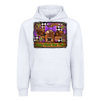 White happy mardi gras y'all cow Urban Hoodie - Jasminsmagicworld