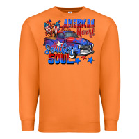 Carrot American heart southern soul truck 4th of july Premium Sweatshirt - CowGirlArtShop