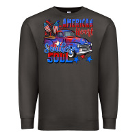 Smoke American heart southern soul truck 4th of july Premium Sweatshirt - CowGirlArtShop