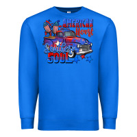 True Royal American heart southern soul truck 4th of july Premium Sweatshirt - CowGirlArtShop